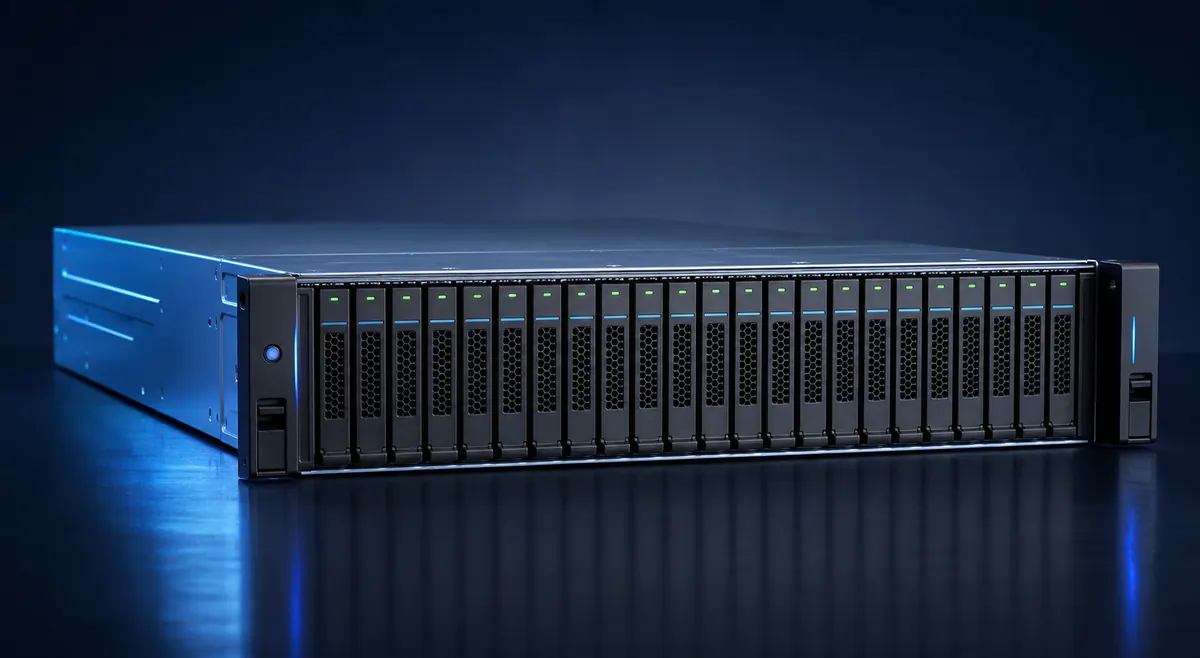 Generic enterprise storage array product illustration