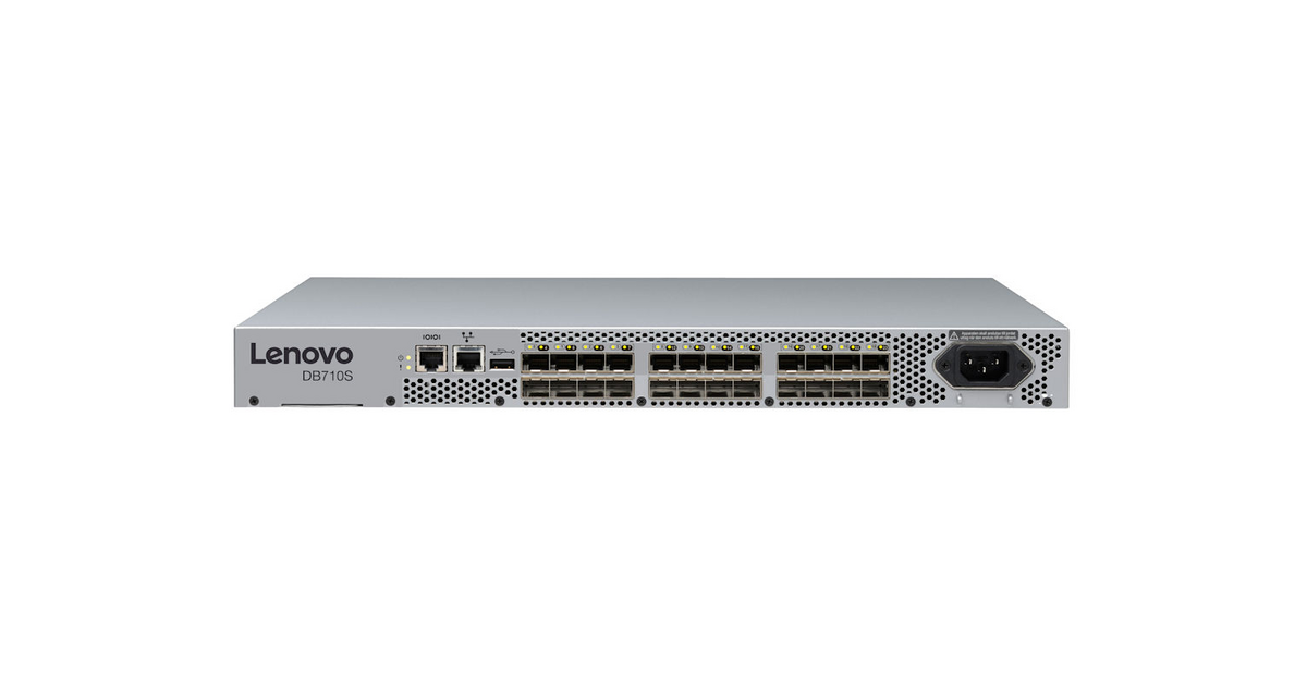 Lenovo ThinkSystem DB710S FC SAN Switch product image