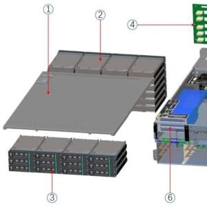 IPMI2.0 Compatible 4245 Rack Server with Hot-Swappable Fan