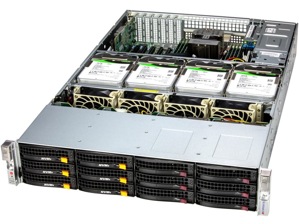 Supermicro SSG-621E-ACR16H 2U Storage Server product image