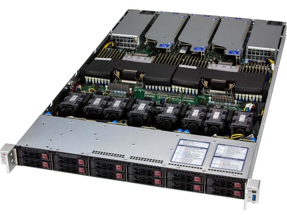 Supermicro Gold Series SYS-122C-TN 1U CloudDC Server product image