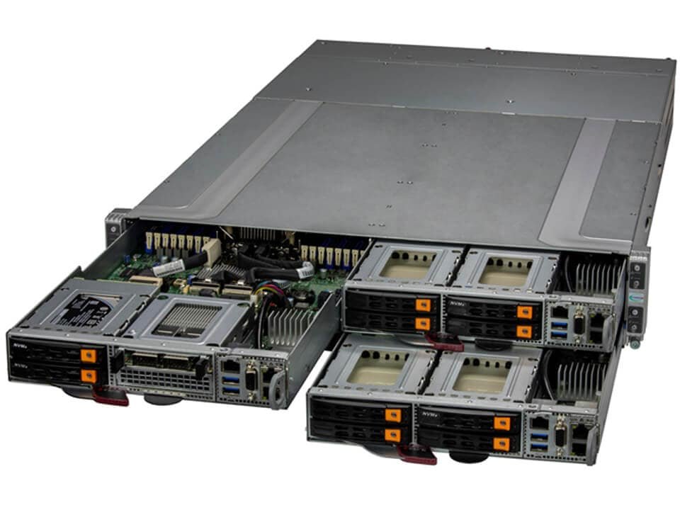 Supermicro SYS-210GT-HNC8F 2U GrandTwin Server product image