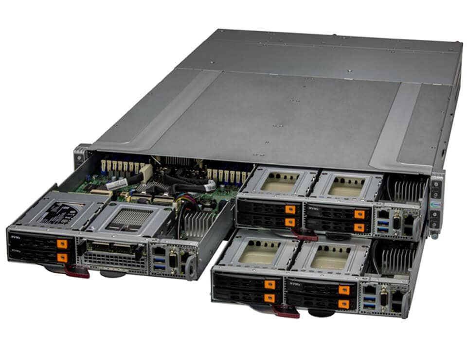 Supermicro SYS-210GT-HNTF 2U GrandTwin Server product image