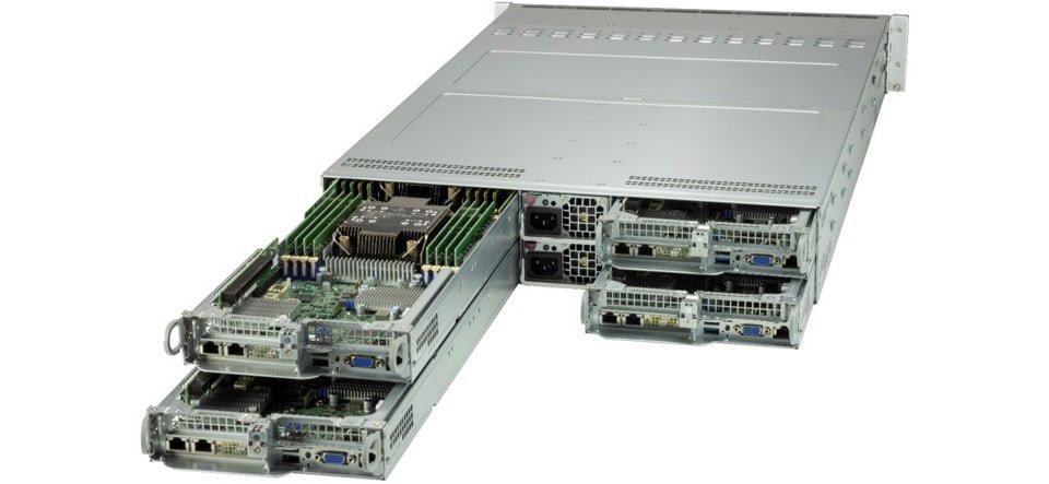 Supermicro SYS-220TP-HC8TR 2U Twin Server product image