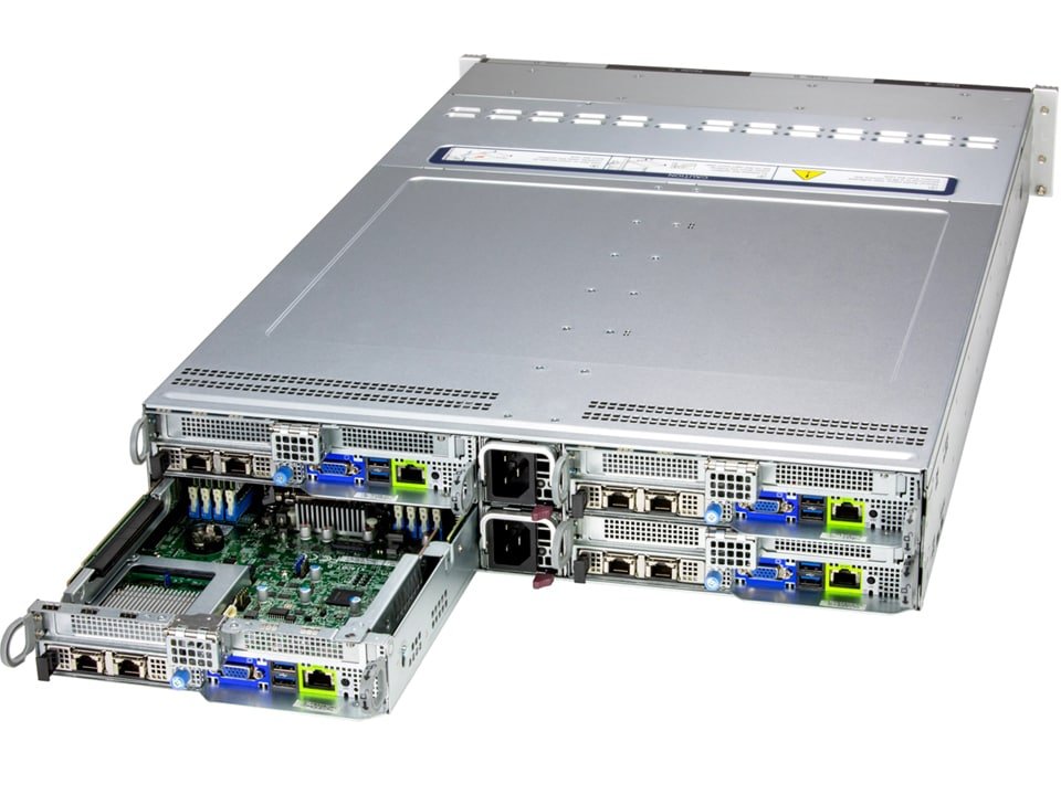 Supermicro SYS-222BT-HNC8R 2U BigTwin Server product image