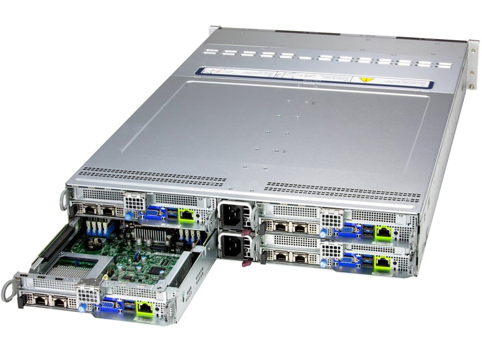 Supermicro SYS-222BT-HNR 2U BigTwin Server product image