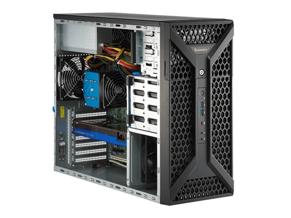 Supermicro SYS-530A-IL Mid-Tower UP Workstation Server product image