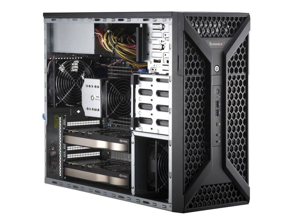 Supermicro SYS-531A-I Mid-Tower UP Workstation Server product image
