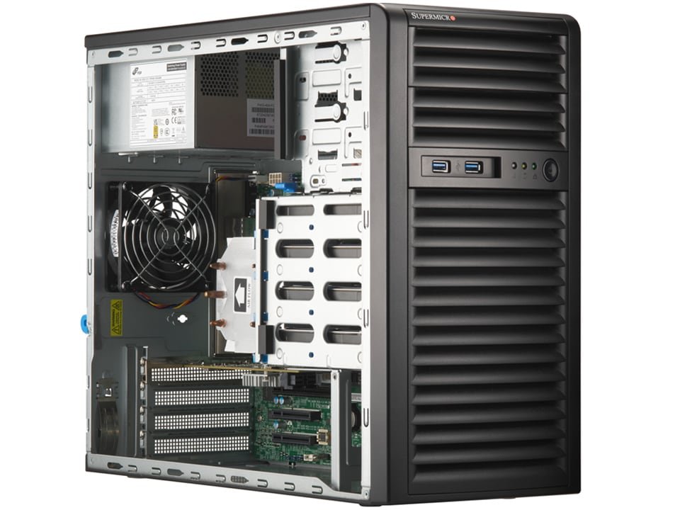 Supermicro SYS-531R-I mini-tower UP Workstation Server product image