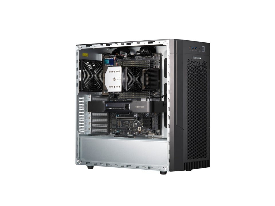 Supermicro SYS-532AW-TC Mid-Tower SuperWorkstation Server product image