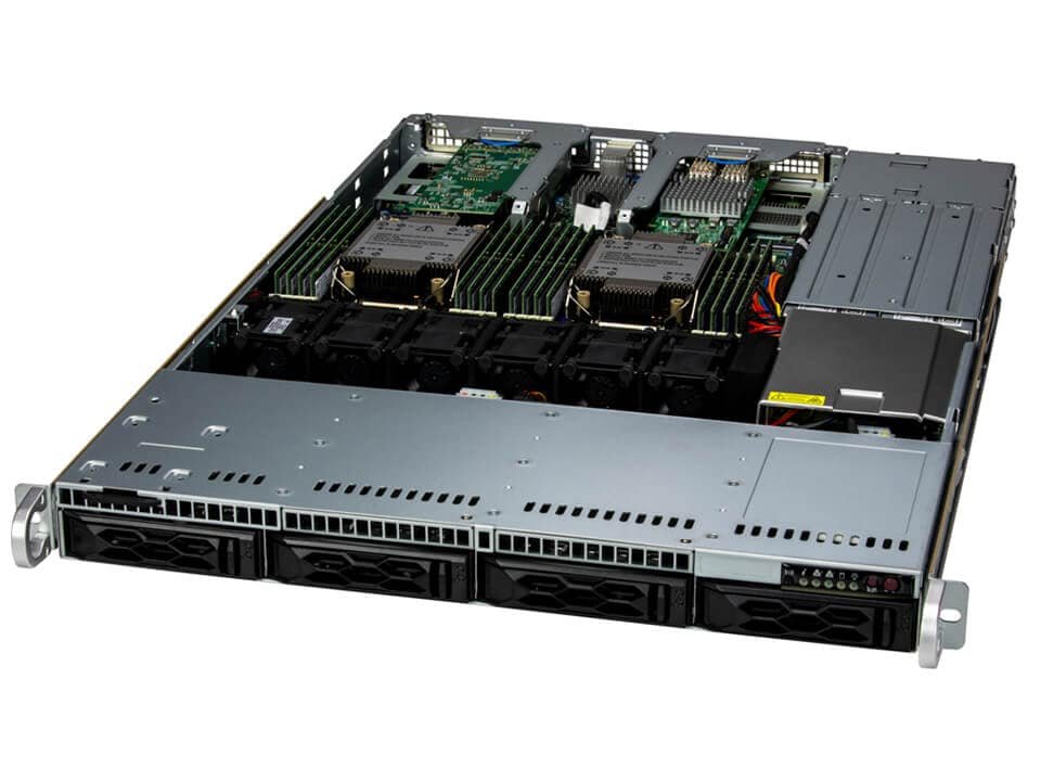 Supermicro SYS-611C-TN4R 1U CloudDC Server product image