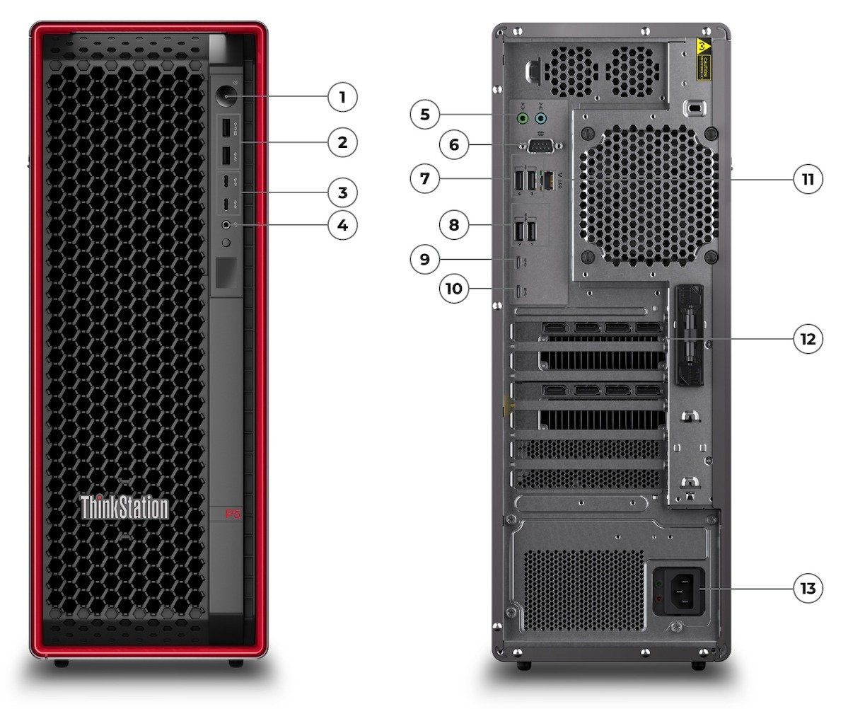 Lenovo ThinkStation P5 Gen 2 (Intel) Tower Workstation