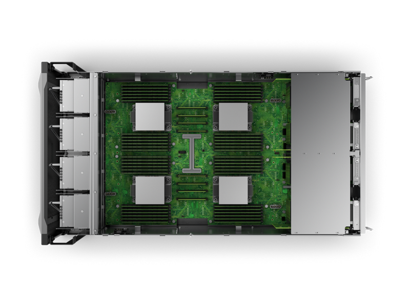 HPE Superdome Flex 280 Server (interior view)