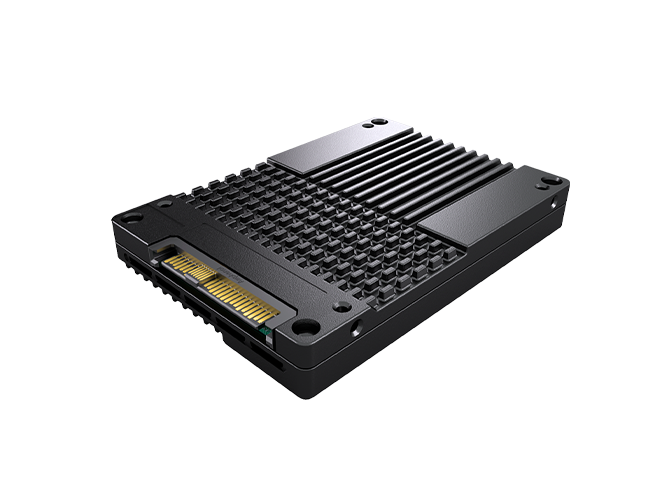 Huawei OceanDisk 300P High-Performance SSD (PCIe 4.0 / 5.0) — connector-side view (OceanDisk 300P High-Performance SSD 1.92 TB (PCIe 4.0, 1 DWPD), OceanDisk 300P High-Performance SSD 3.84 TB (PCIe 4.0, 1 DWPD), OceanDisk 300P High-Performance SSD 7.68 TB (PCIe 4.0, 1 DWPD), OceanDisk 300P High-Performance SSD 15.36 TB (PCIe 4.0, 1 DWPD), OceanDisk 300P High-Performance SSD 1.6 TB (PCIe 4.0, 3 DWPD), OceanDisk 300P High-Performance SSD 3.2 TB (PCIe 4.0, 3 DWPD), OceanDisk 300P High-Performance SSD 6.4 TB (PCIe 4.0, 3 DWPD), OceanDisk 300P High-Performance SSD 12.8 TB (PCIe 4.0, 3 DWPD), OceanDisk 300P High-Performance SSD 1.92 TB (PCIe 5.0, 1 DWPD), OceanDisk 300P High-Performance SSD 3.84 TB (PCIe 5.0, 1 DWPD), OceanDisk 300P High-Performance SSD 7.68 TB (PCIe 5.0, 1 DWPD), OceanDisk 300P High-Performance SSD 15.36 TB (PCIe 5.0, 1 DWPD), OceanDisk 300P High-Performance SSD 30.72 TB (PCIe 5.0, 1 DWPD), OceanDisk 300P High-Performance SSD 1.6 TB (PCIe 5.0, 3 DWPD), OceanDisk 300P High-Performance SSD 3.2 TB (PCIe 5.0, 3 DWPD), OceanDisk 300P High-Performance SSD 6.4 TB (PCIe 5.0, 3 DWPD), OceanDisk 300P High-Performance SSD 12.8 TB (PCIe 5.0, 3 DWPD))