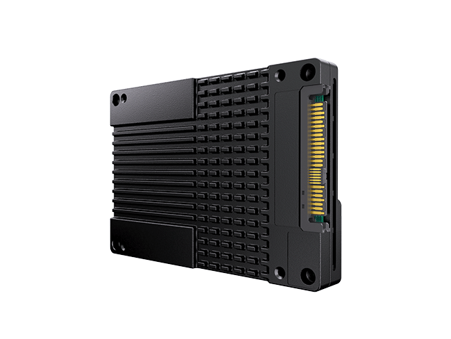 Huawei OceanDisk LC 560 High-Capacity AI SSD — connector-side view (OceanDisk LC 560 High-Capacity AI SSD 15.36 TB, OceanDisk LC 560 High-Capacity AI SSD 30.72 TB, OceanDisk LC 560 High-Capacity AI SSD 61.44 TB)