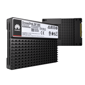 Huawei OceanDisk SP 560 High-Performance AI SSD — three-quarter view (OceanDisk SP 560 High-Performance AI SSD 3.84 TB (1 DWPD), OceanDisk SP 560 High-Performance AI SSD 7.68 TB (1 DWPD), OceanDisk SP 560 High-Performance AI SSD 15.36 TB (1 DWPD), OceanDisk SP 560 High-Performance AI SSD 30.72 TB (1 DWPD), OceanDisk SP 560 High-Performance AI SSD 3.2 TB (3 DWPD), OceanDisk SP 560 High-Performance AI SSD 6.4 TB (3 DWPD), OceanDisk SP 560 High-Performance AI SSD 12.8 TB (3 DWPD), OceanDisk SP 560 High-Performance AI SSD 25.6 TB (3 DWPD))