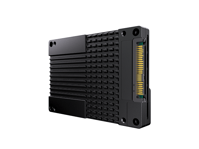 Huawei OceanDisk SP 560 High-Performance AI SSD — connector-side view (OceanDisk SP 560 High-Performance AI SSD 3.84 TB (1 DWPD), OceanDisk SP 560 High-Performance AI SSD 7.68 TB (1 DWPD), OceanDisk SP 560 High-Performance AI SSD 15.36 TB (1 DWPD), OceanDisk SP 560 High-Performance AI SSD 30.72 TB (1 DWPD), OceanDisk SP 560 High-Performance AI SSD 3.2 TB (3 DWPD), OceanDisk SP 560 High-Performance AI SSD 6.4 TB (3 DWPD), OceanDisk SP 560 High-Performance AI SSD 12.8 TB (3 DWPD), OceanDisk SP 560 High-Performance AI SSD 25.6 TB (3 DWPD))